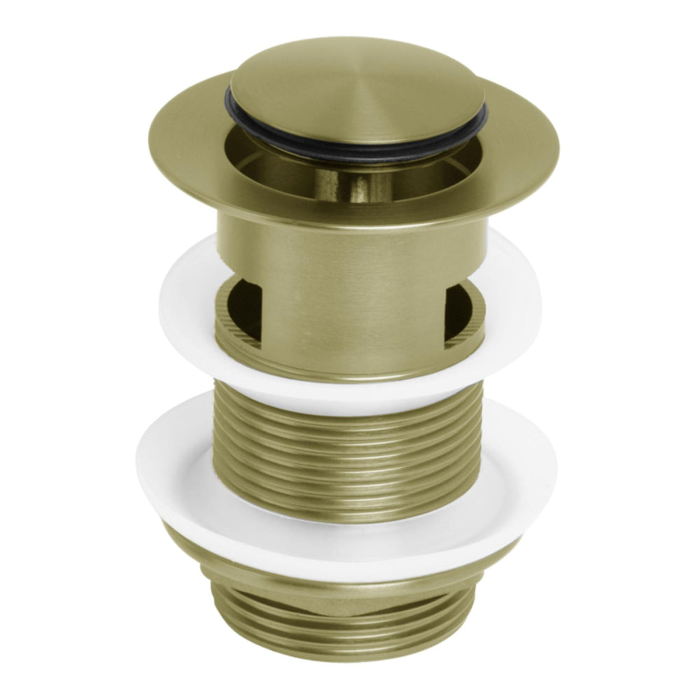 JOHNSON SUISSE VENEZIA POP-UP OVERFLOW WASTE 32MM BRUSHED BRASS