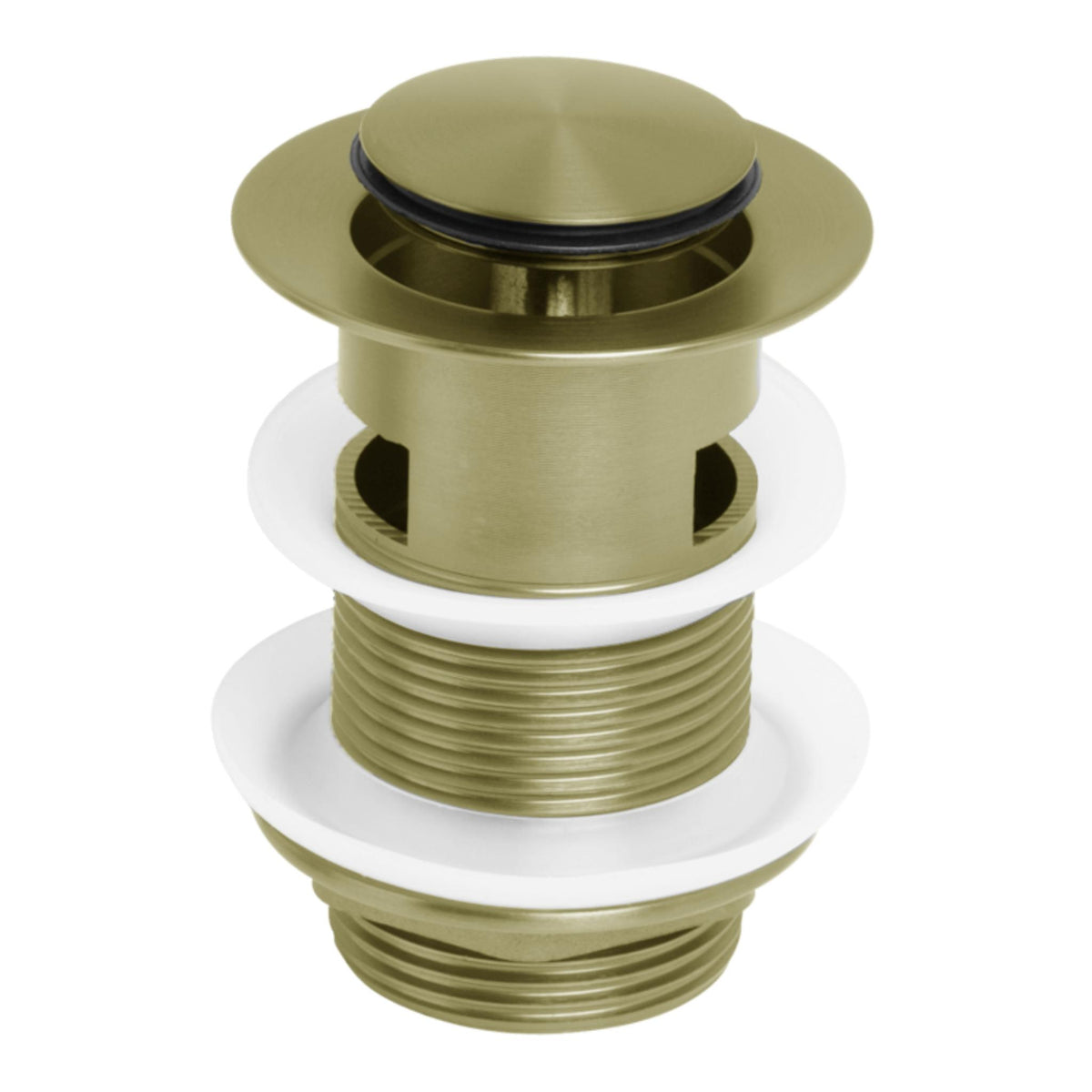 JOHNSON SUISSE VENEZIA POP-UP OVERFLOW WASTE 32MM BRUSHED BRASS
