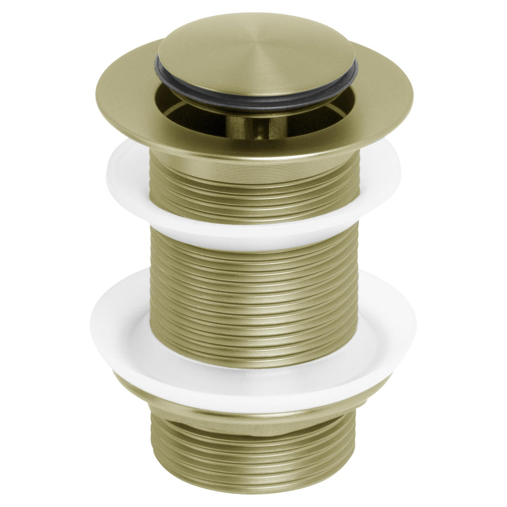 JOHNSON SUISSE VENEZIA POP-UP NON-OVERFLOW WASTE 32MM BRUSHED BRASS