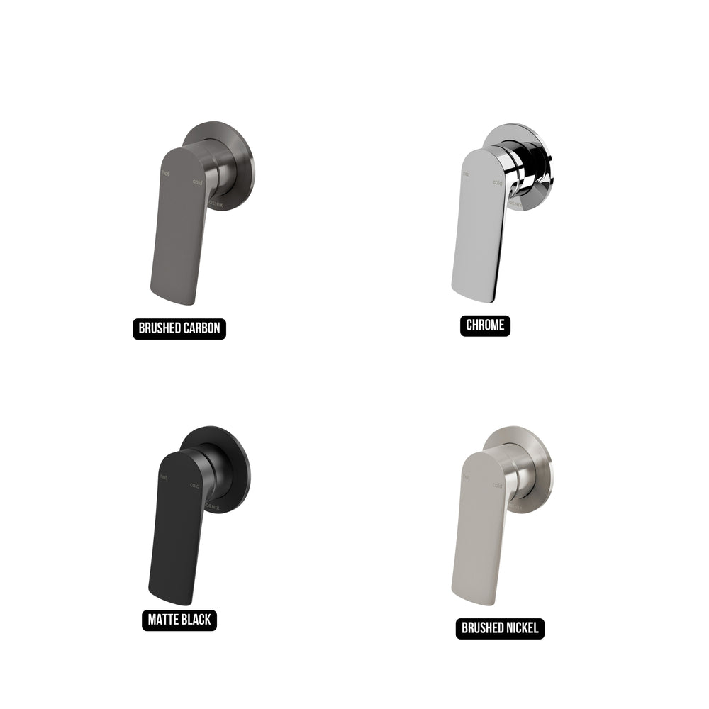 PHOENIX KUSABI SWITCHMIX SHOWER/WALL MIXER COMPLETE KIT BRUSHED NICKEL