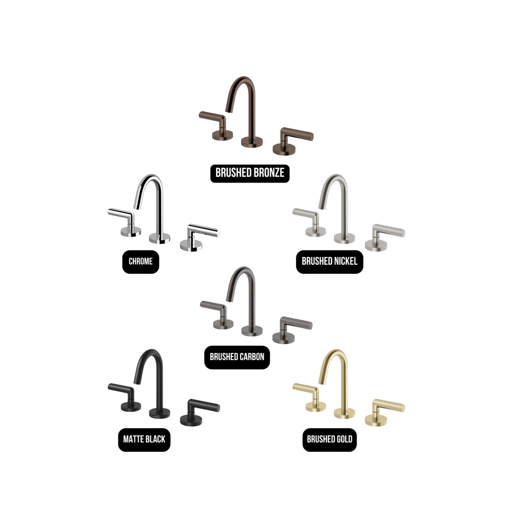 PHOENIX VIVID SLIMLINE PLUS THREE-PIECE LEVER BASIN SET CHROME