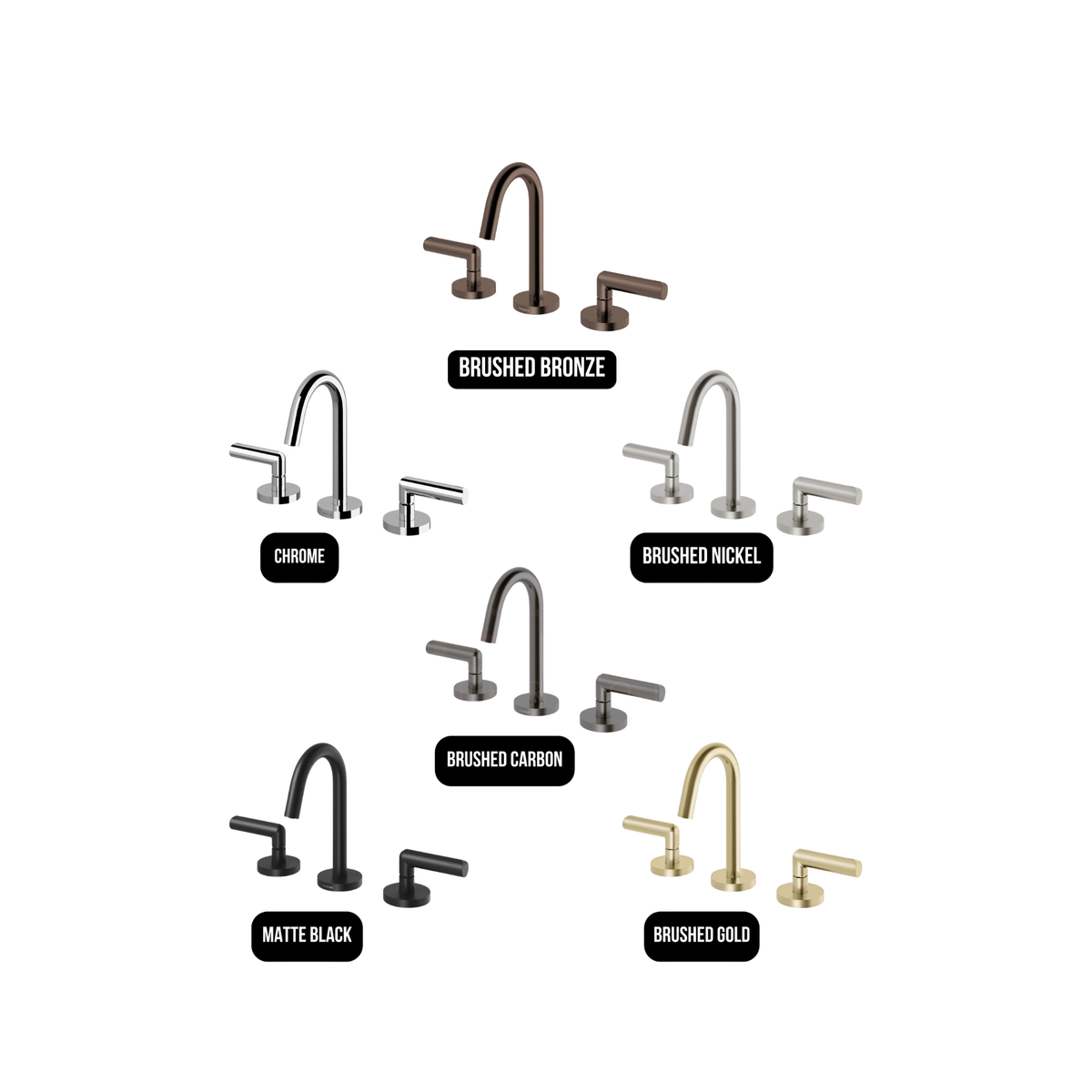 PHOENIX VIVID SLIMLINE PLUS THREE-PIECE LEVER BASIN SET CHROME