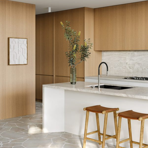 PHOENIX AXIA HOB SINK MIXER SET FLEXIBLE HOSE 440MM CHROME