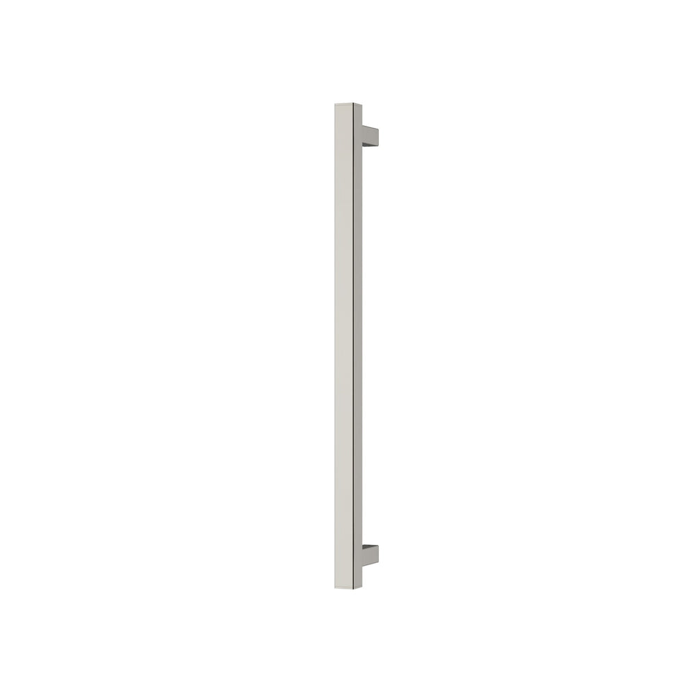 PHOENIX SQUARE SINGLE HEATED TOWEL RAIL BRUSHED NICKEL (AVAILABLE IN 600MM AND 800MM)