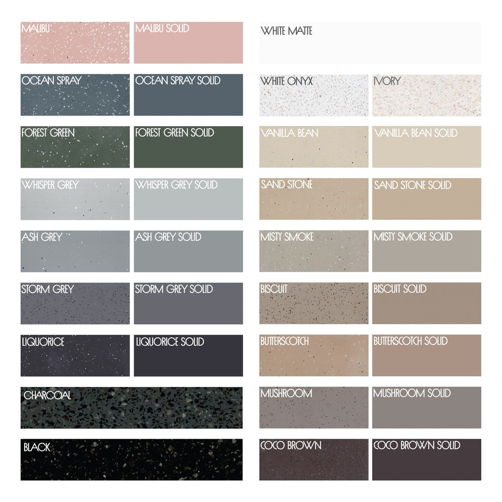 PIETRA BIANCA UNIQUE FREESTANDING STONE BASIN WITH CUSTOM COLOURS 530MM