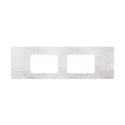FIENZA POLAR SACCO SILICA FREE RECTANGULAR STONE BENCHTOP WITH DOUBLE UNDERMOUNT BASIN HOLES (AVAILABLE IN 1500MM AND 1800MM)