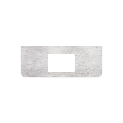 FIENZA POLAR SACCO SILICA FREE CURVED DEPTH STONE BENCHTOP WITH SINGLE UNDERMOUNT BASIN HOLE (AVAILABLE IN 900MM AND 1200MM)