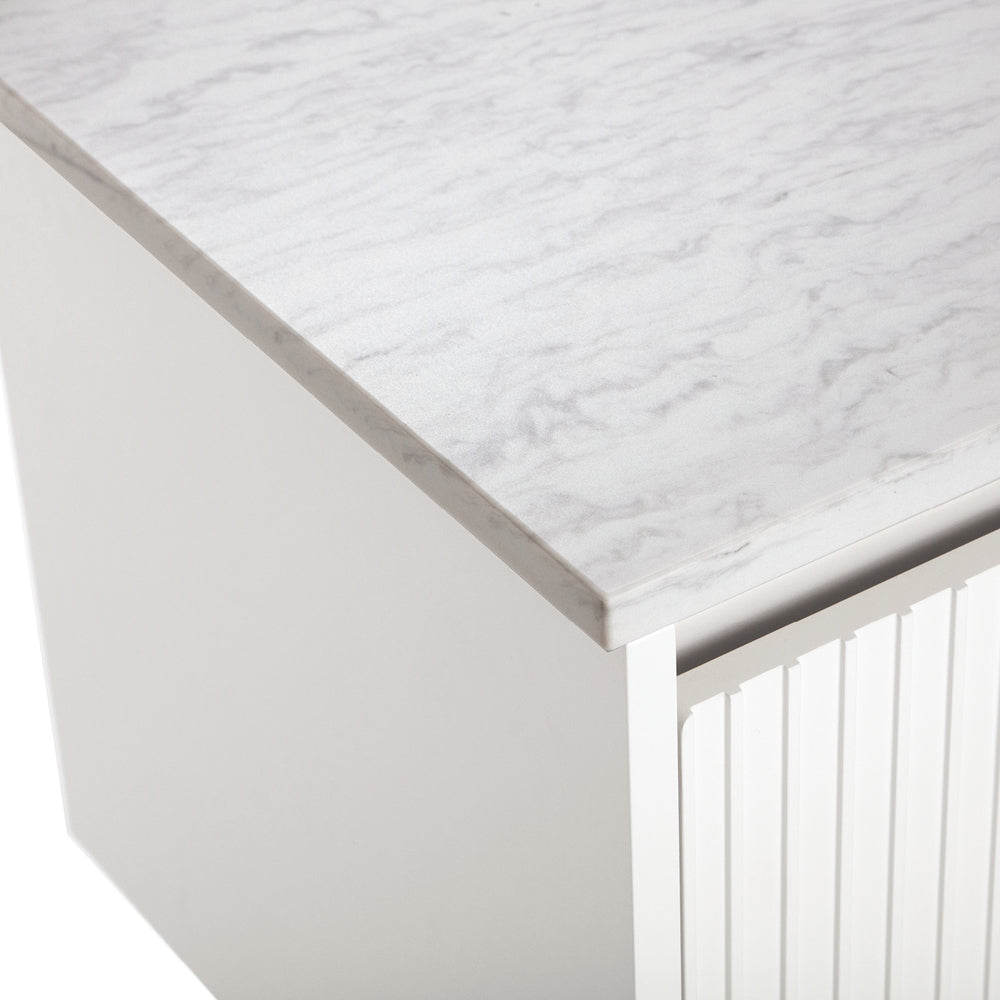 FIENZA POLAR SACCO SILICA FREE RECTANGULAR STONE BENCHTOP (AVAILABLE IN 750MM, 900MM AND 1200MM)