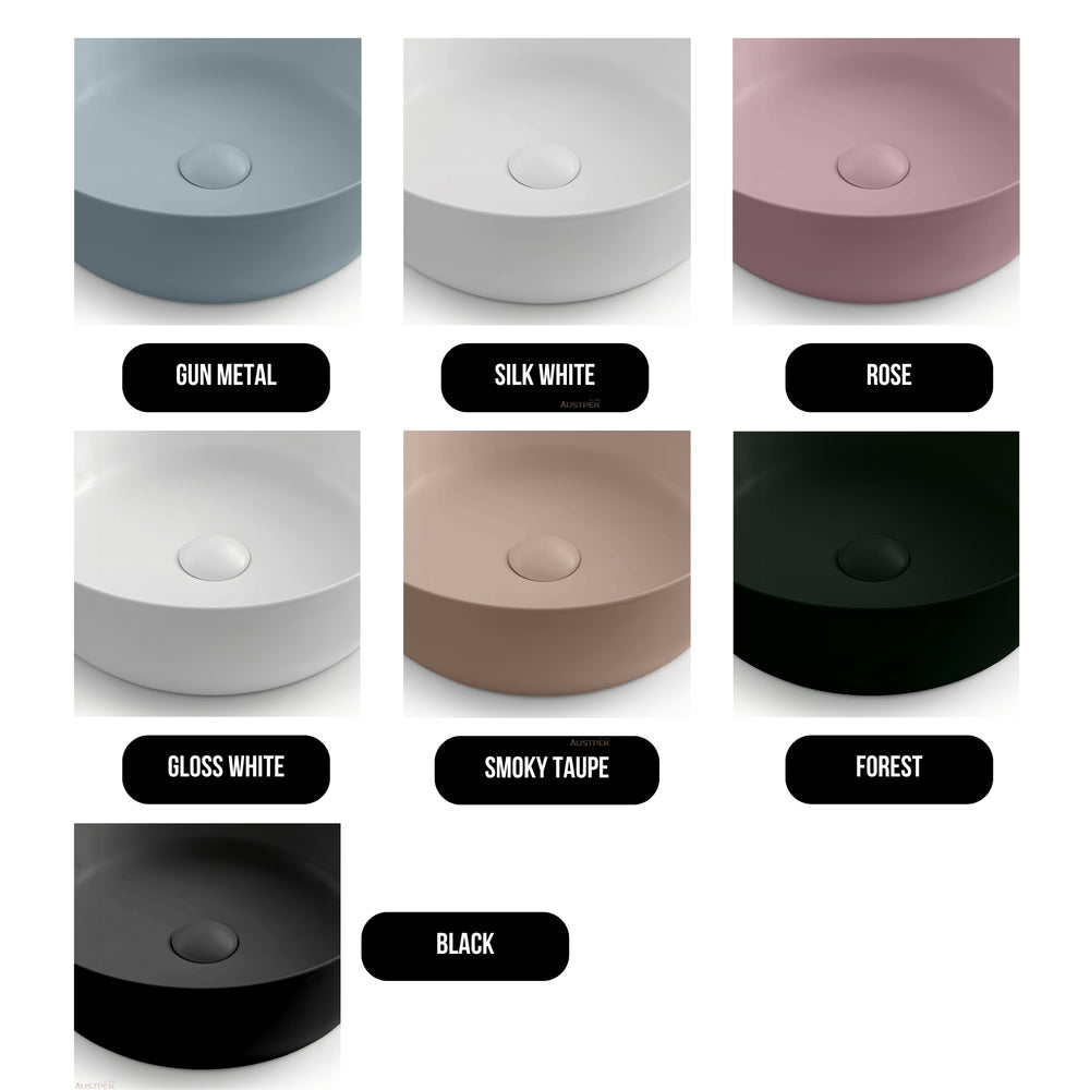 SEIMA SMART POP-OUT BASIN WASTE WITH CERAMIC CAP 32/40MM FOREST