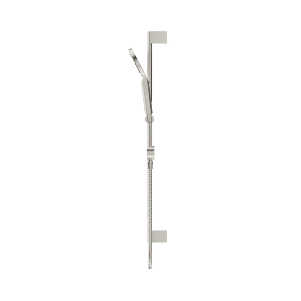 BELLA VISTA MICA SHOWER RAIL 800MM BRUSHED NICKEL