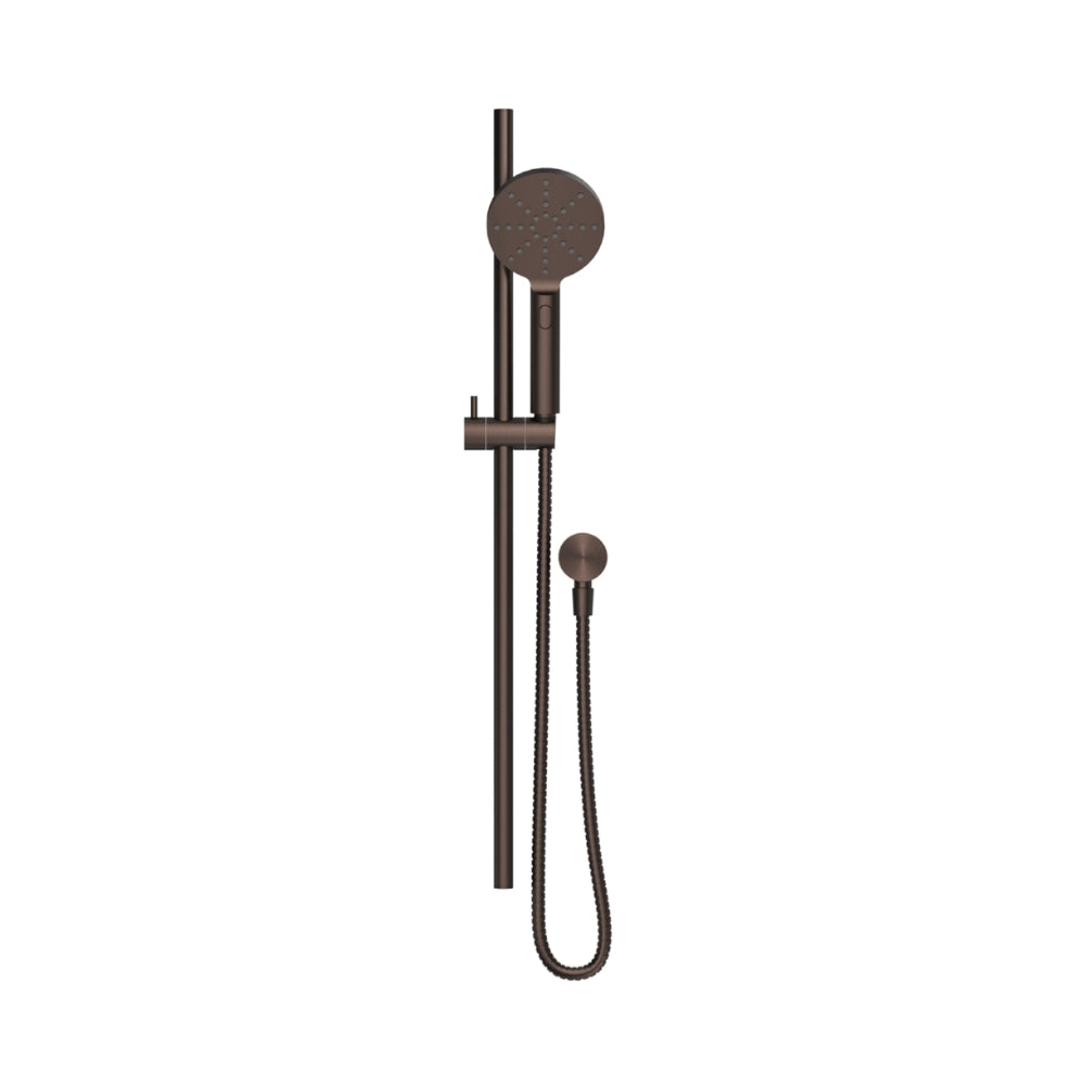 BELLA VISTA MICA SHOWER RAIL 800MM DUSK BRONZE