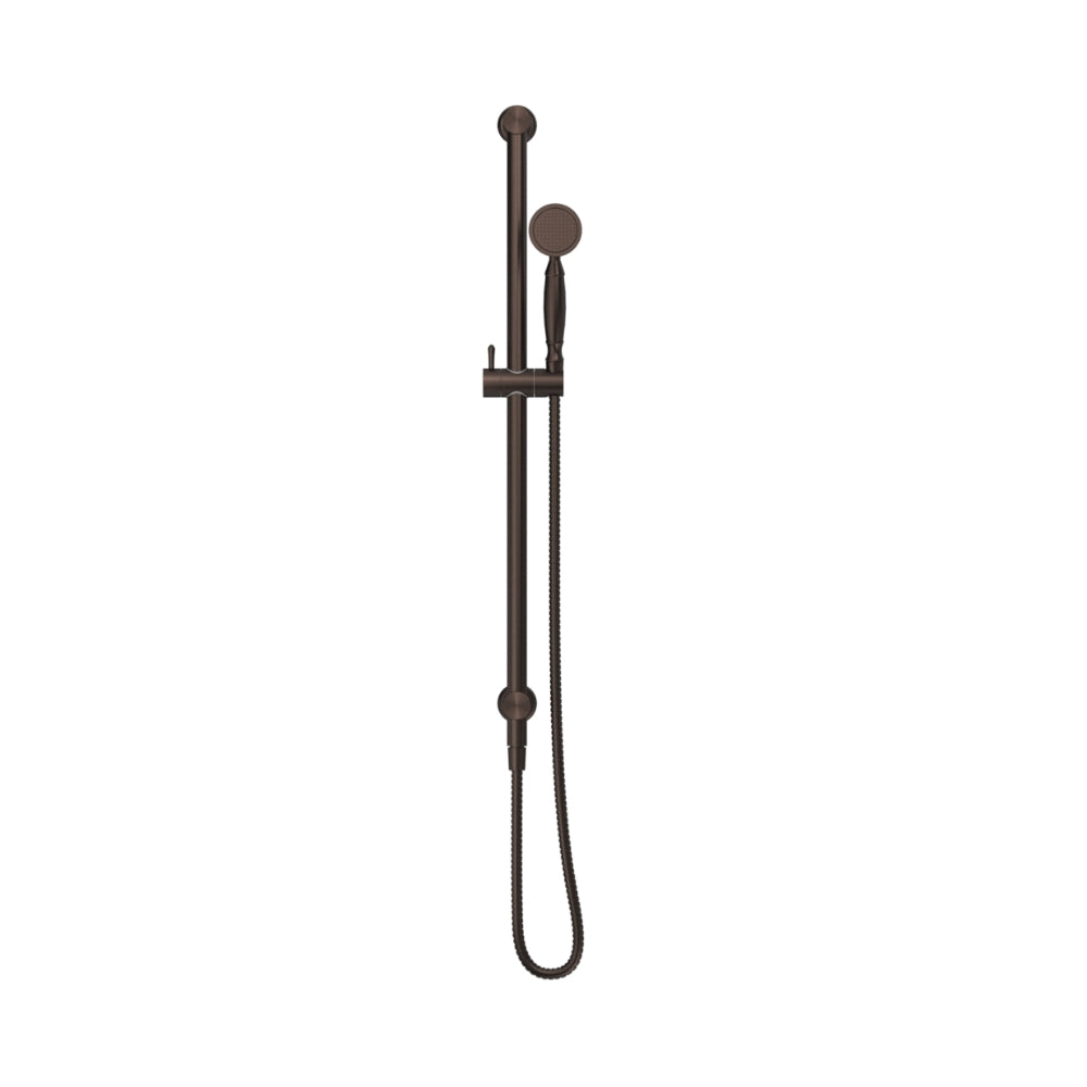 BELLA VISTA MICA HERITAGE SHOWER RAIL 800MM DUSK BRONZE