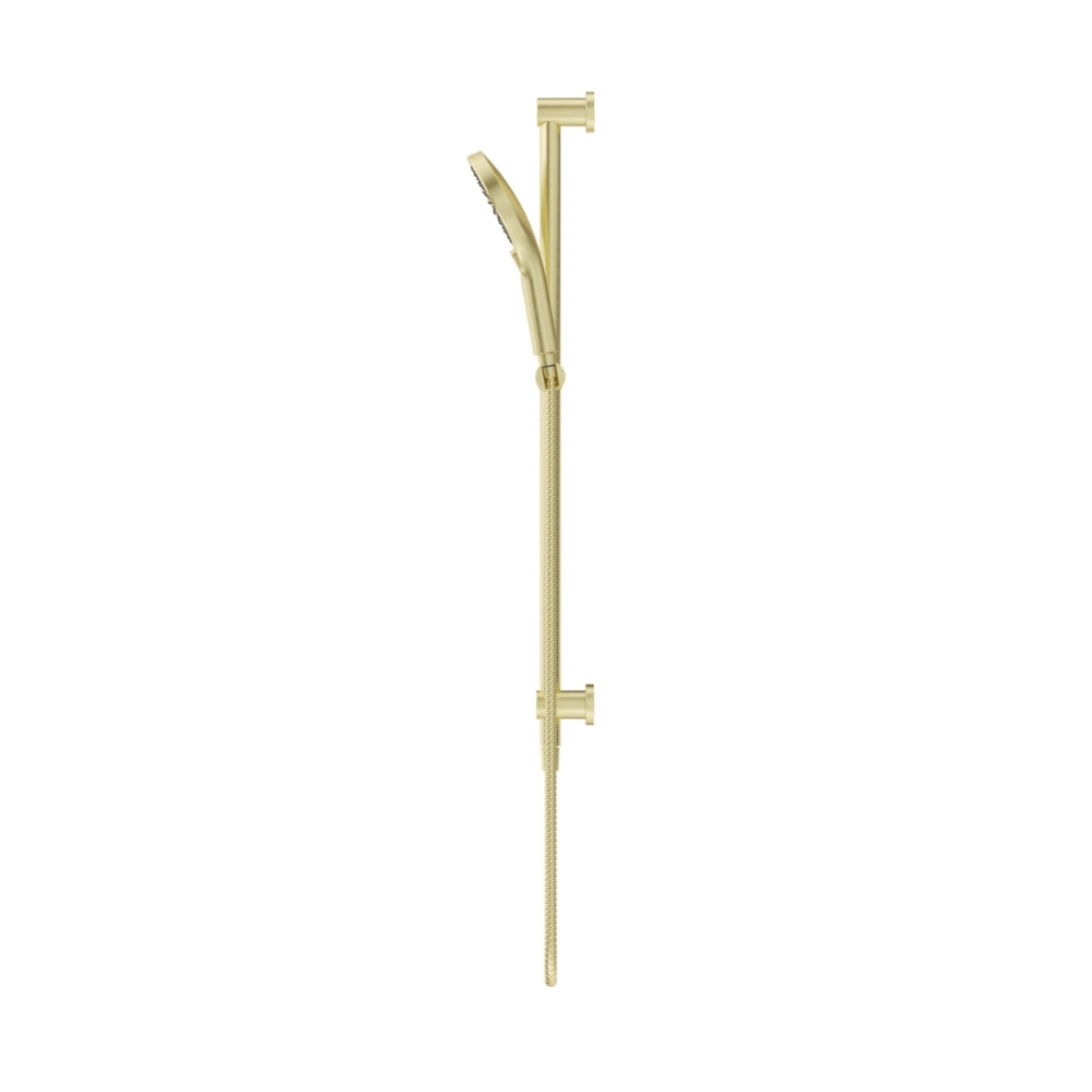 BELLA VISTA MICA SHOWER RAIL INBUILT INLET 802MM FRENCH GOLD