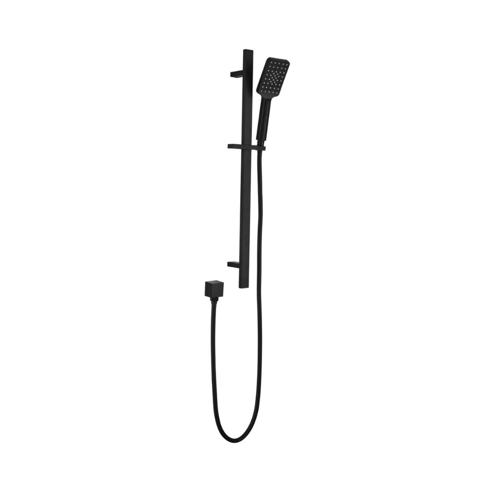 BELLA VISTA CRESTA SINGLE SHOWER RAIL 740MM BLACK