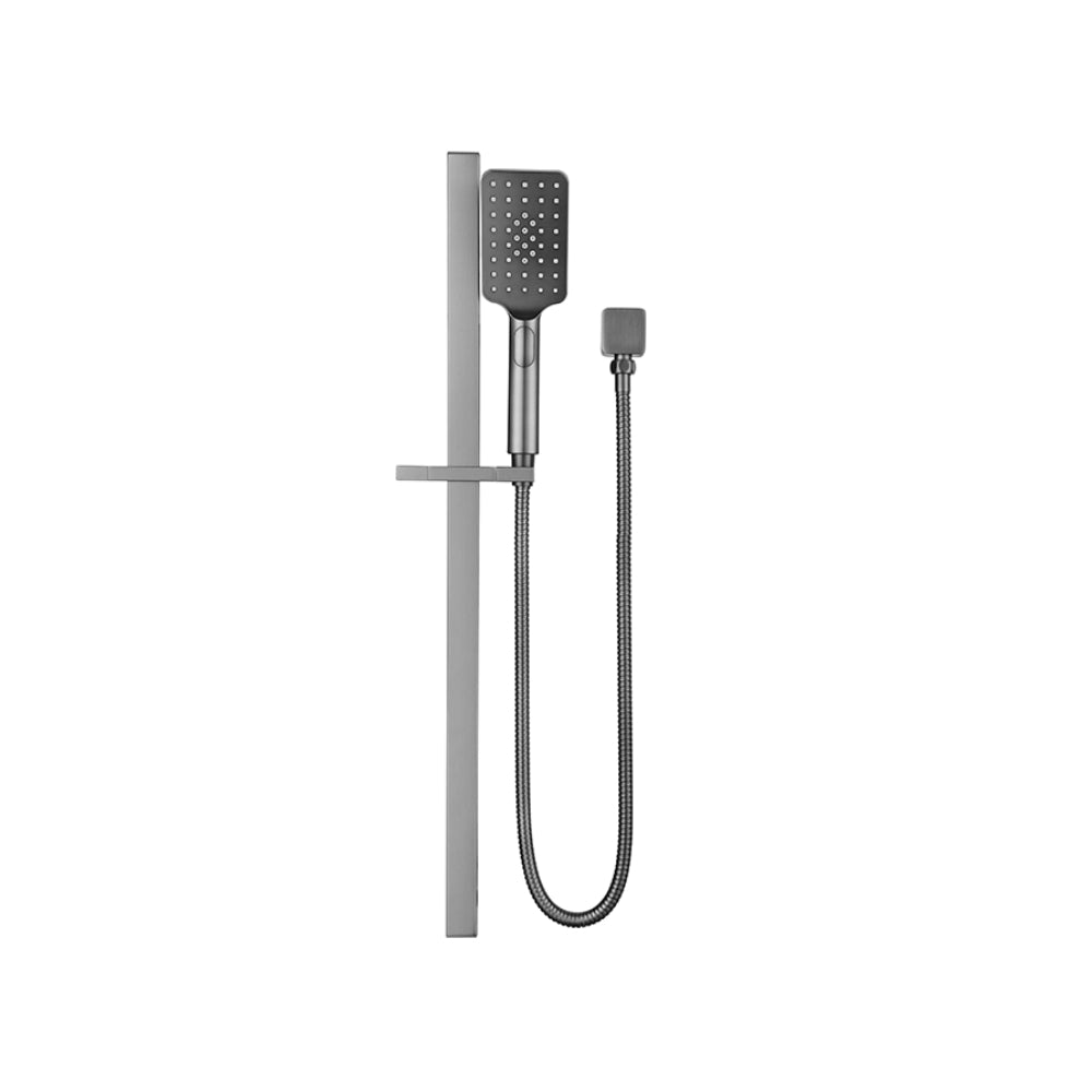 BELLA VISTA CRESTA SINGLE SHOWER RAIL 740MM GUN METAL