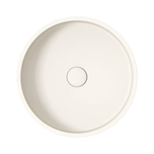 FIENZA JADA CONCRETE ABOVE COUNTER BASIN WARM WHITE 390MM