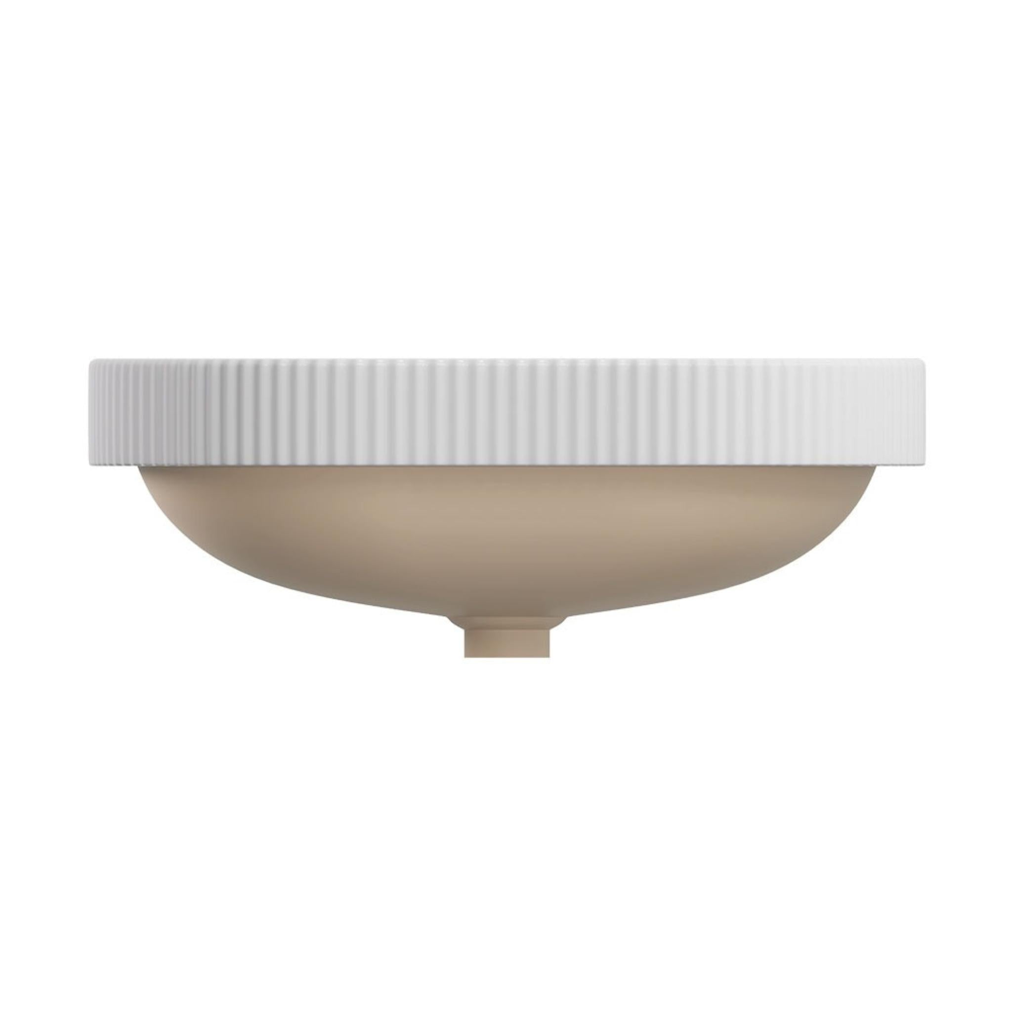 FIENZA ELEANOR OVAL SEMI-INSET BASIN GLOSS WHITE 555MM