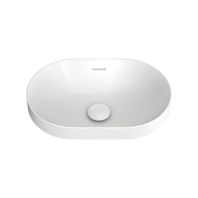 FIENZA ALUCA PILL SEMI-INSET BASIN MATTE WHITE 530MM