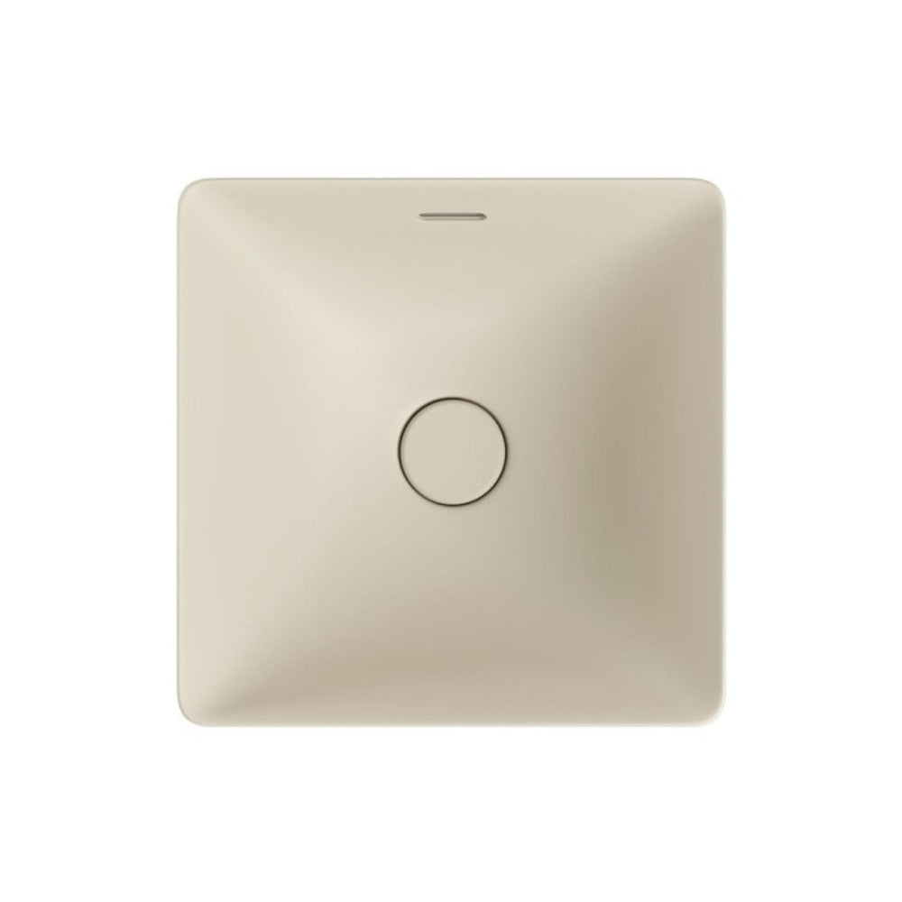 FIENZA ALUCA SQUARE SEMI-INSET BASIN MATTE KHAKI 345MM