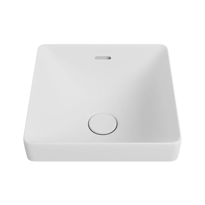 FIENZA ALUCA SQUARE SEMI-INSET BASIN MATTE WHITE 345MM