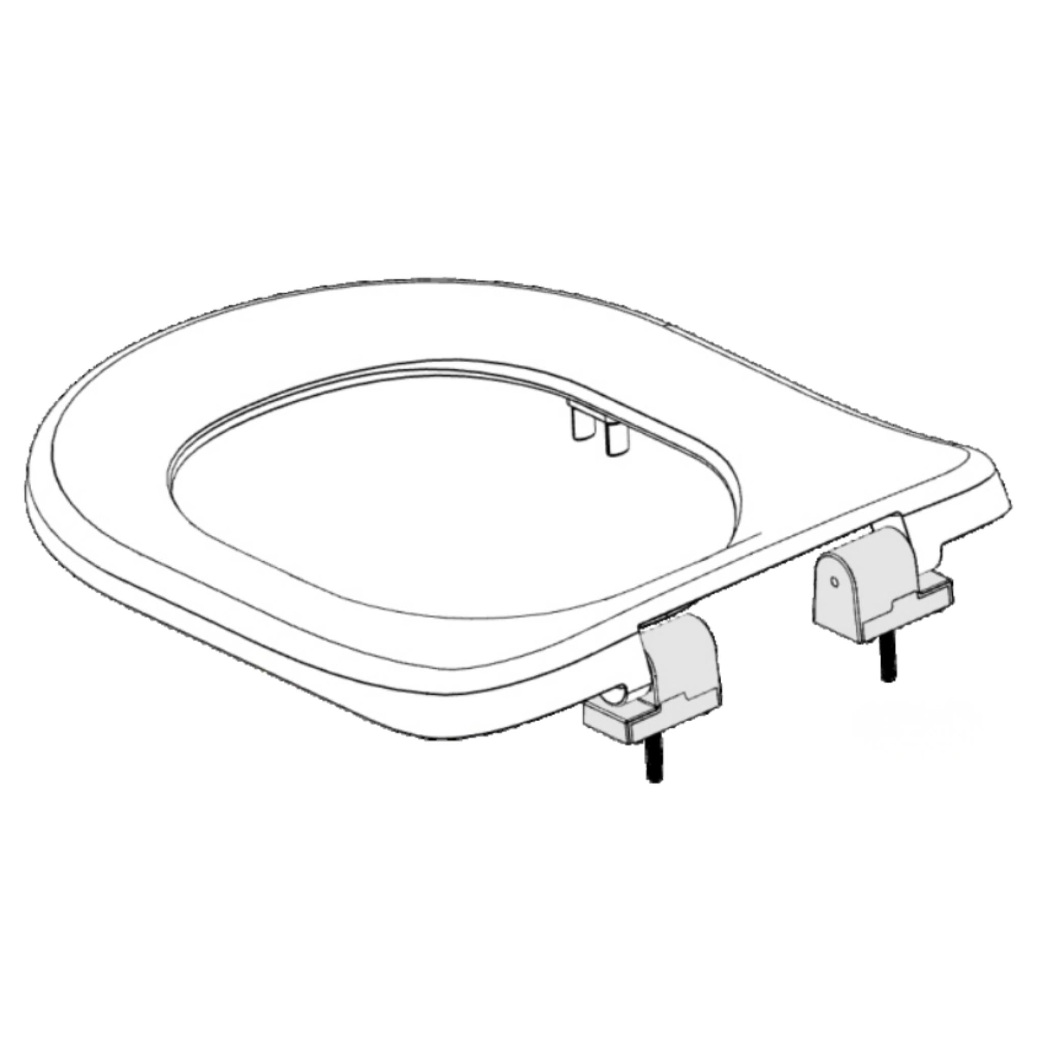 JOHNSON SUISSE LIFE ASSIST SINGLE FLAP TOILET SEAT