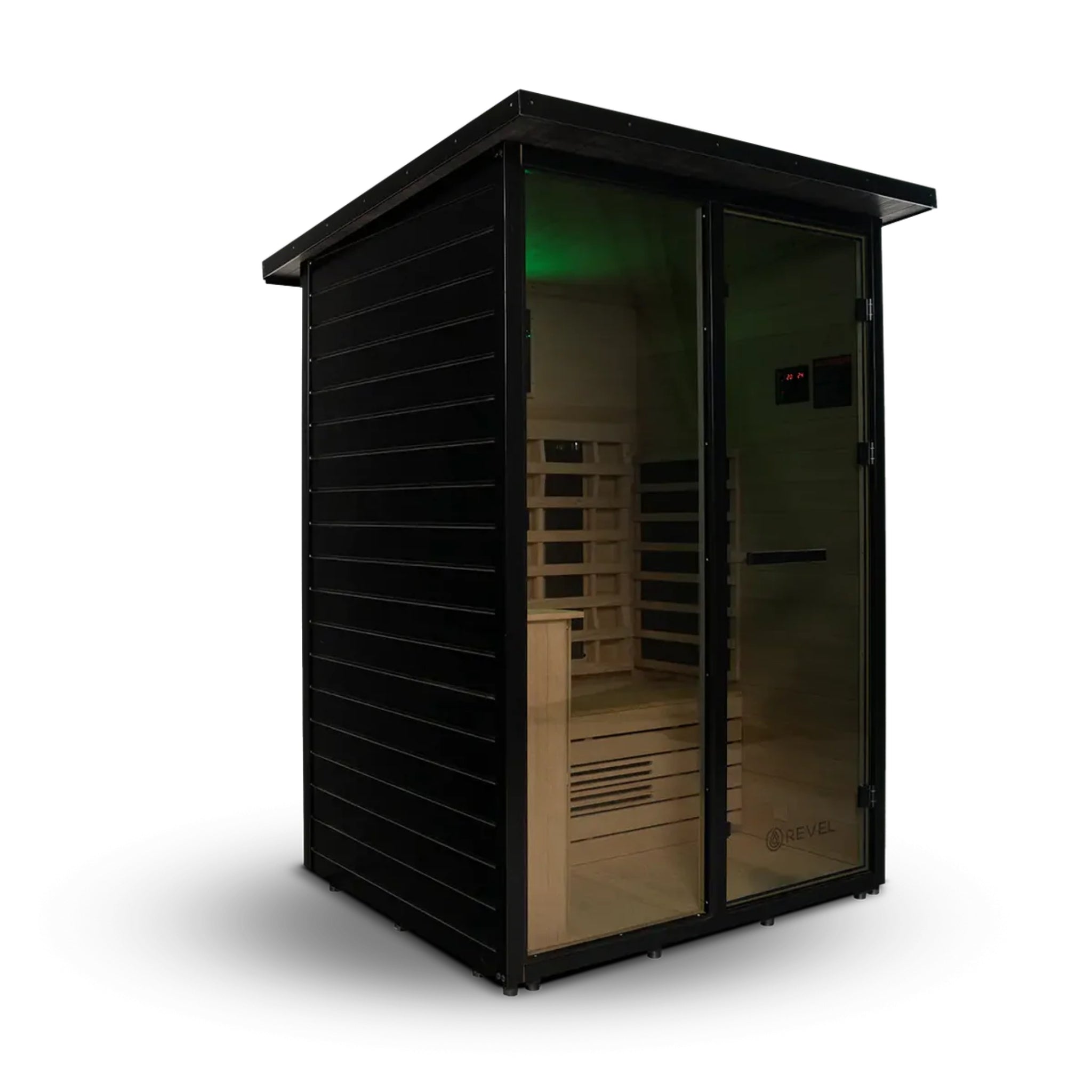 REVEL ECLIPSE 2 PERSON FULL SPECTRUM LOW EMF INFRARED CABIN SAUNA