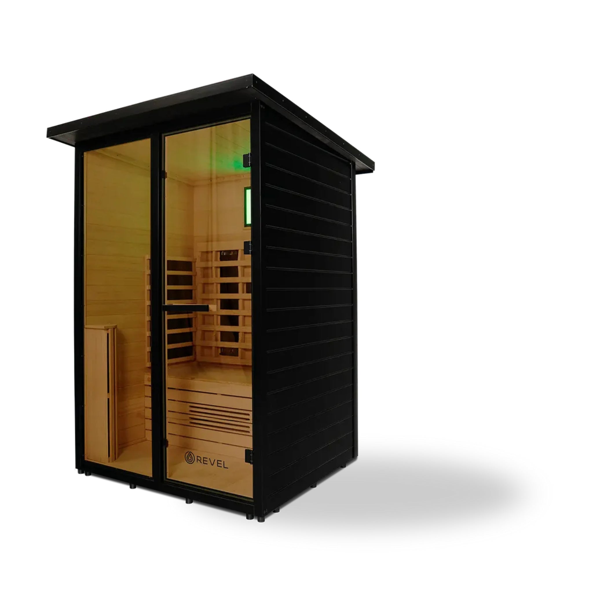 REVEL ECLIPSE 2 PERSON FULL SPECTRUM LOW EMF INFRARED CABIN SAUNA