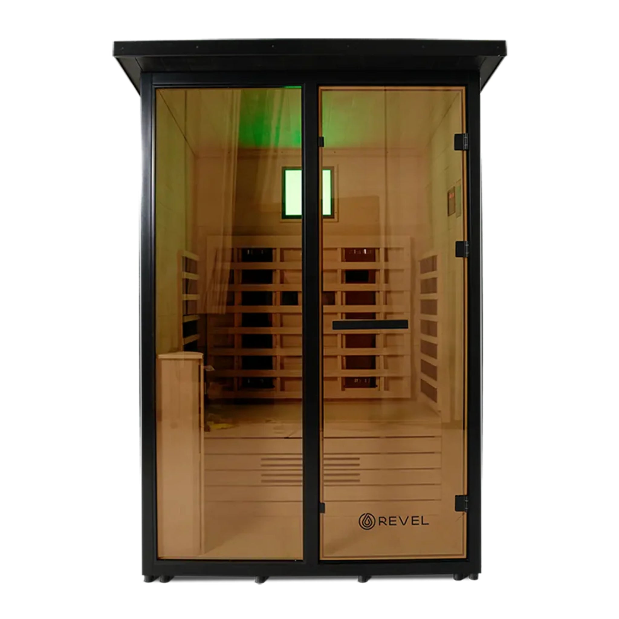 REVEL ECLIPSE 2 PERSON FULL SPECTRUM LOW EMF INFRARED CABIN SAUNA