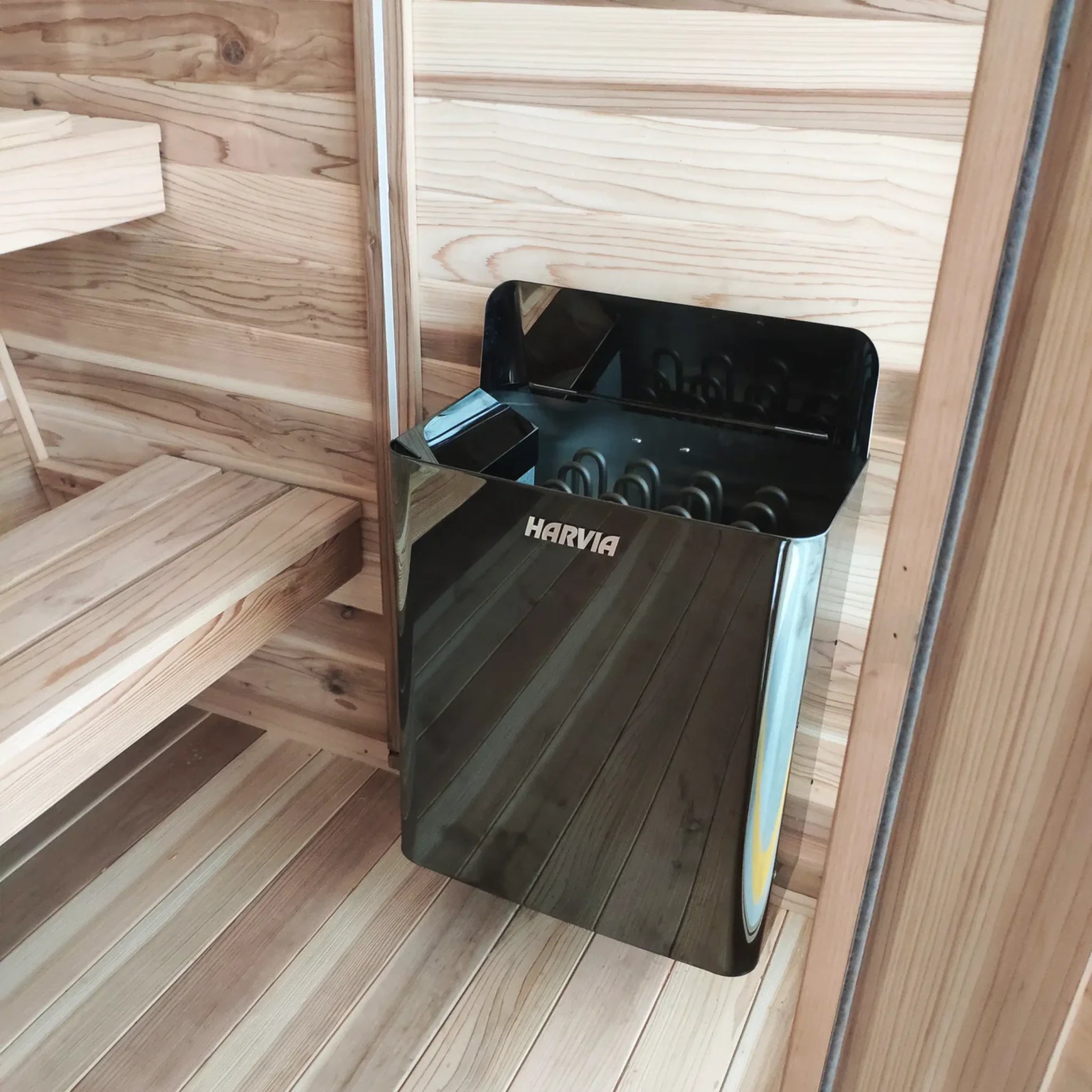 REVEL SOLARIS 4 PERSON FINNISH STYLE TRADITIONAL INDOOR AND OUTDOOR CABIN SAUNA