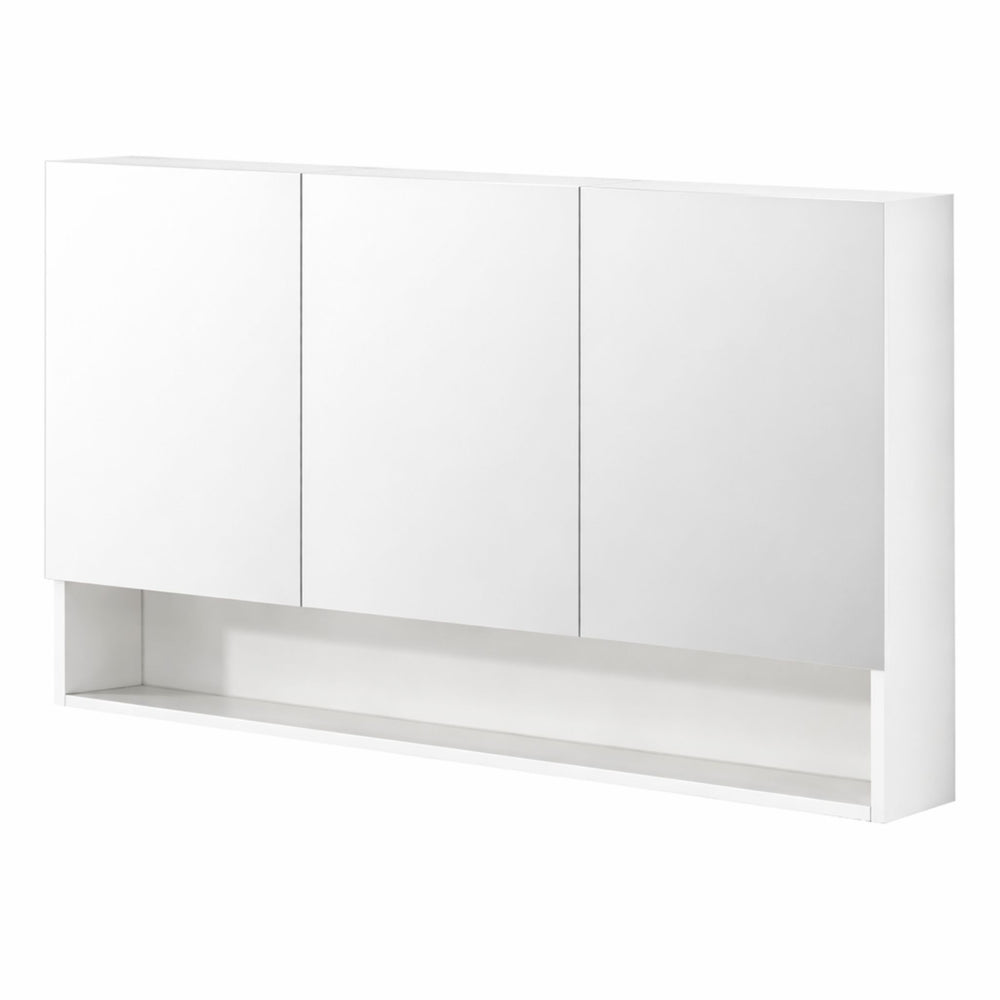 CETO REVIVE MATTE WHITE MIRROR SHAVING CABINET 1198X750MM