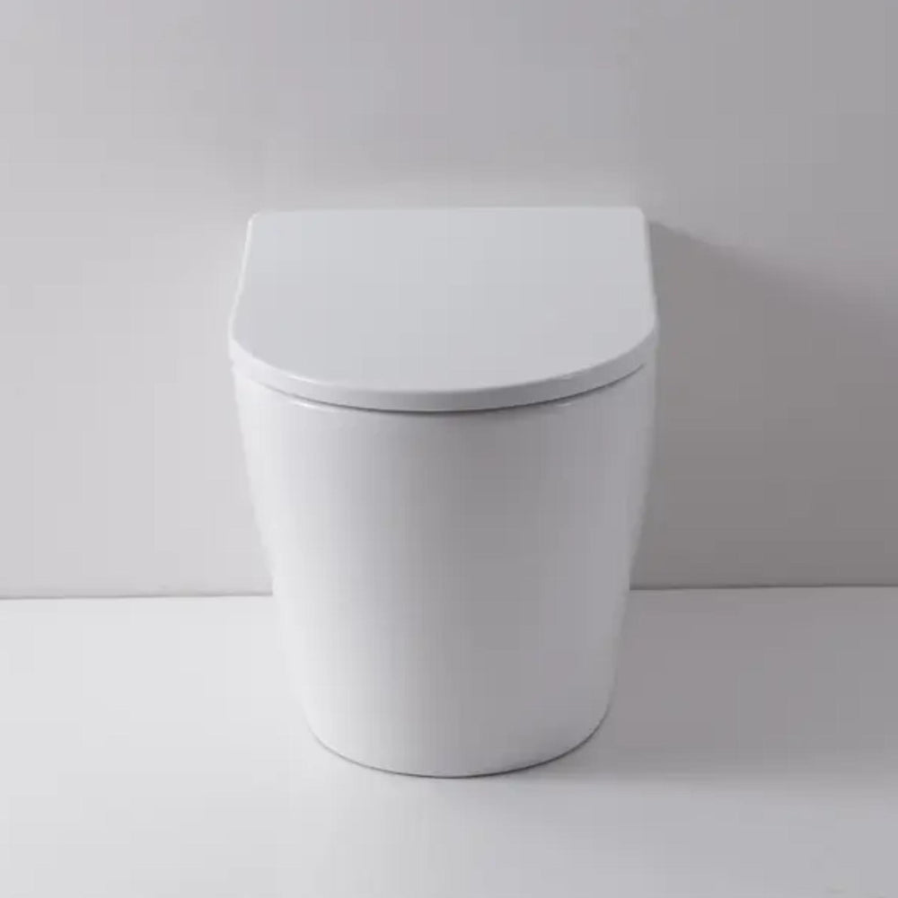 DECINA RENEE RIMLESS WALL FACED PAN & GEBERIT IN-WALL CISTERN TOILET SUITE
