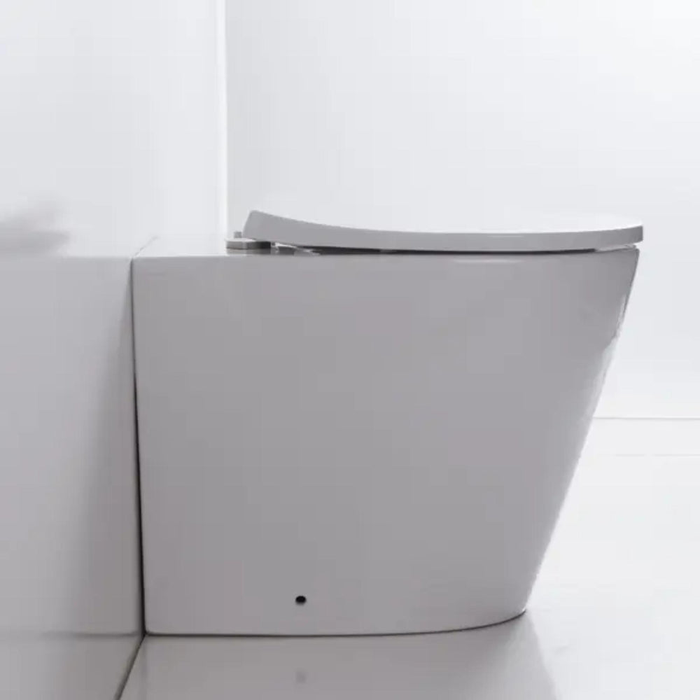 DECINA RENEE RIMLESS WALL FACED PAN & GEBERIT IN-WALL CISTERN TOILET SUITE