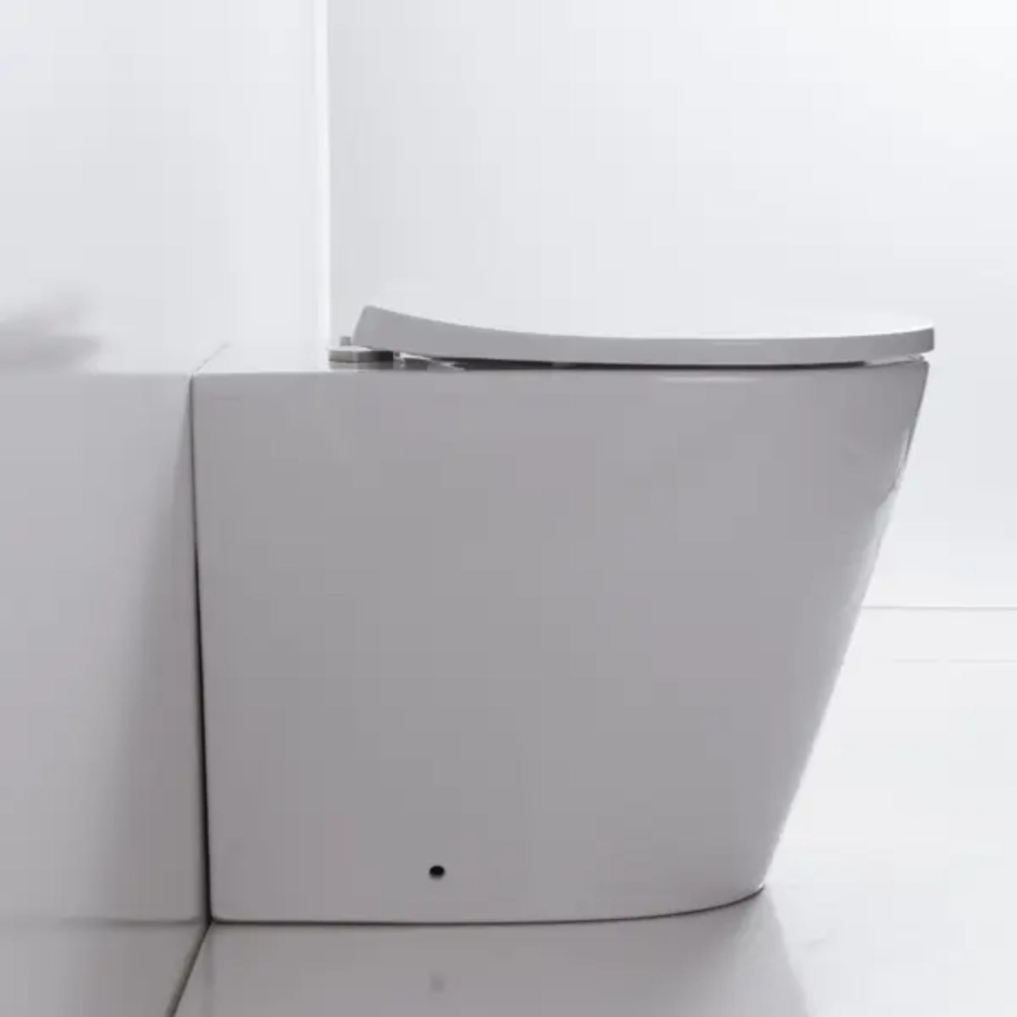 DECINA RENEE RIMLESS WALL FACED PAN & GEBERIT IN-WALL CISTERN TOILET SUITE