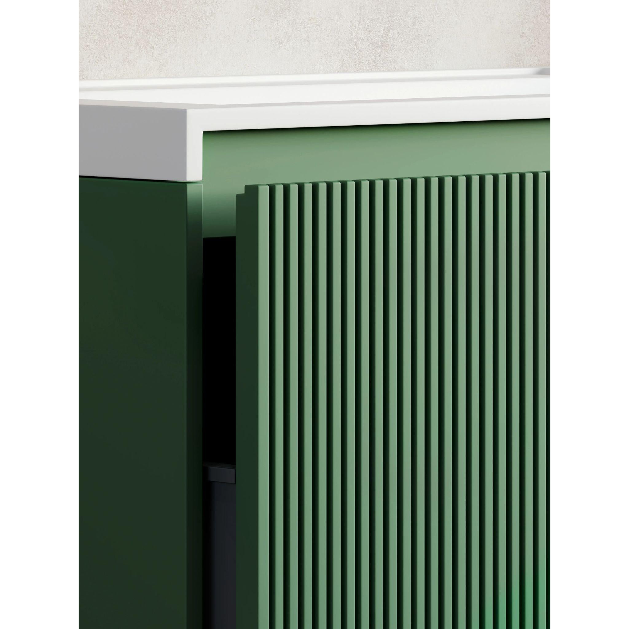 BELBAGNO RIMINI RAIN FOREST 1000MM SINGLE BOWL WALL HUNG VANITY AND BASIN