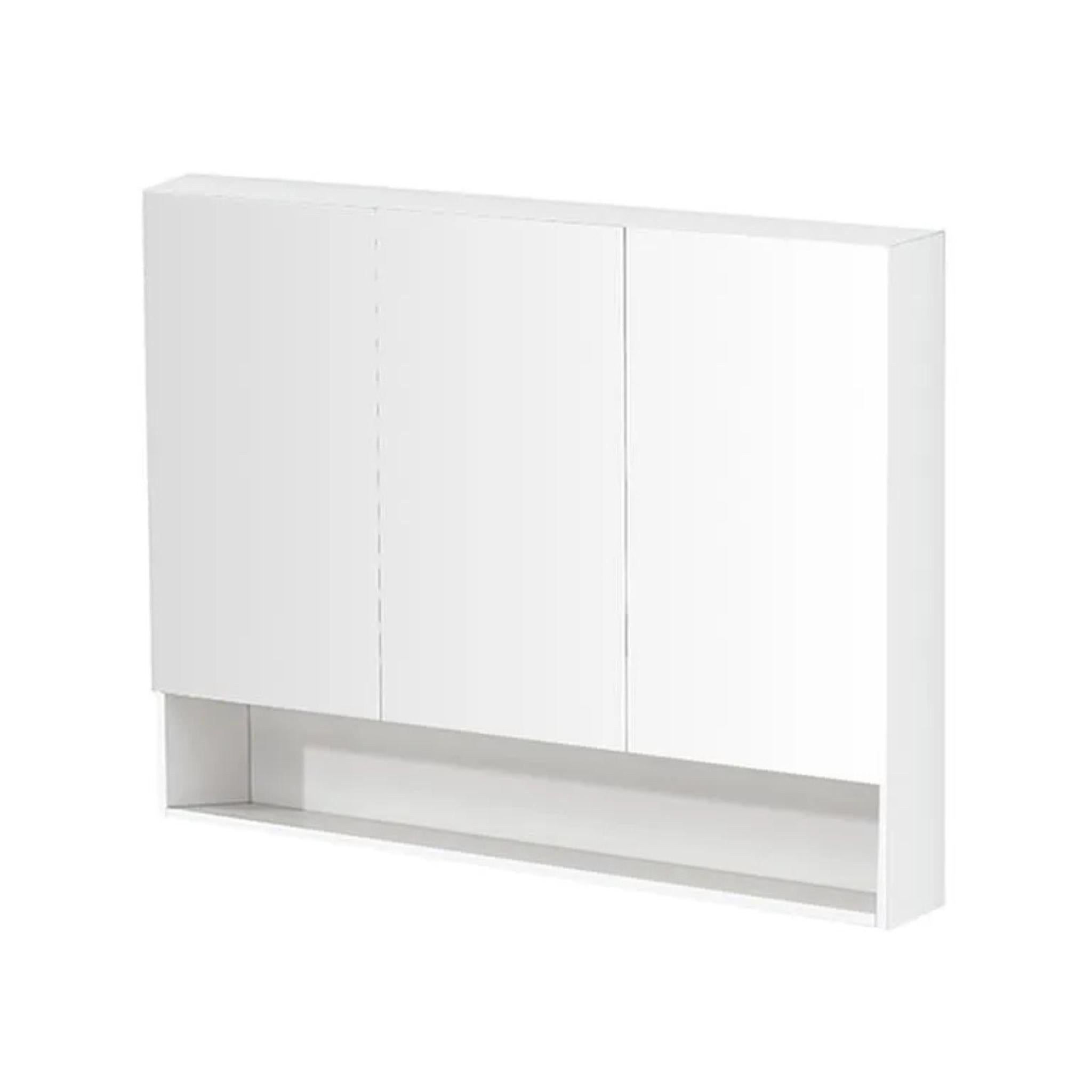 POSEIDON RIVA WHITE MIRROR SHAVING CABINET 1198X750MM