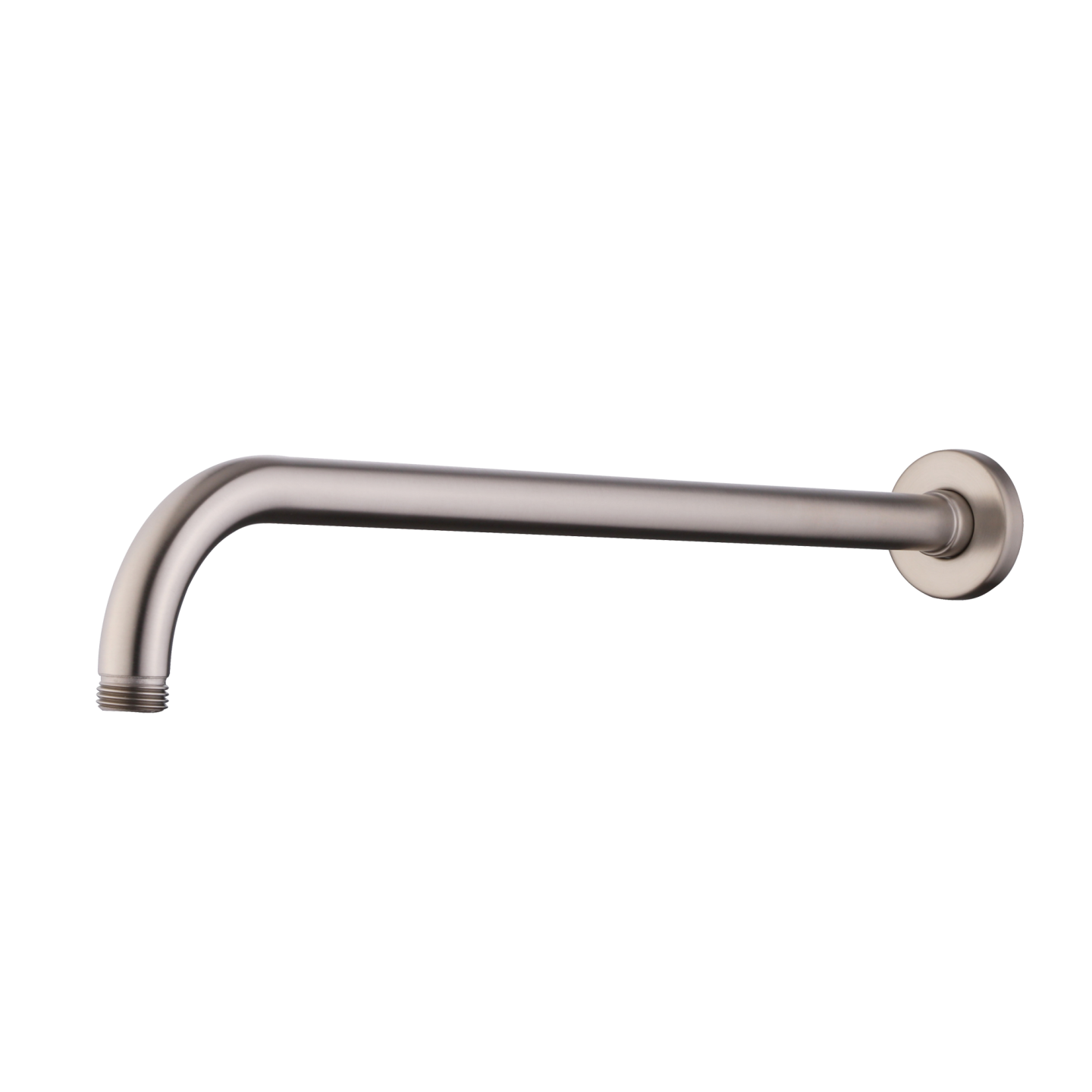 OLIVERI ROME WALL MOUNTED SHOWER ARM 400MM BRUSHED NICKEL