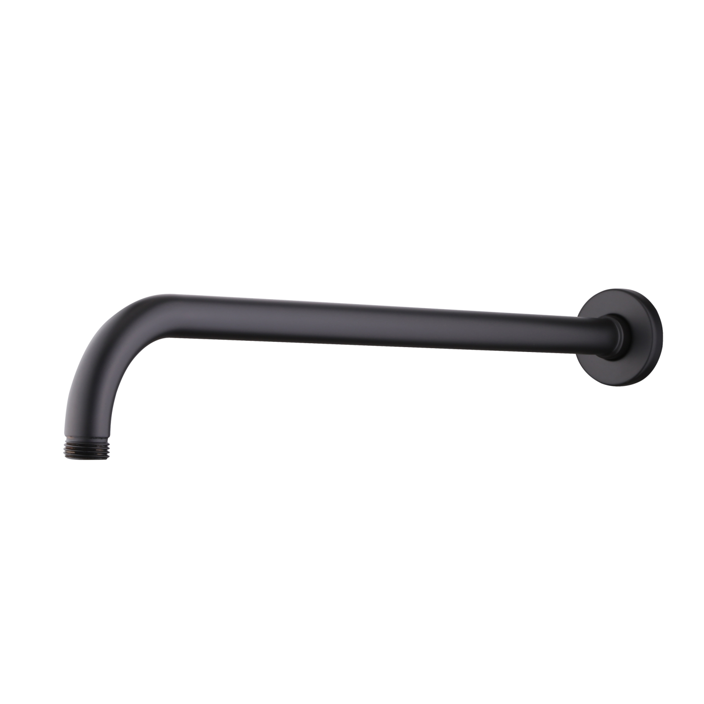 OLIVERI ROME WALL MOUNTED SHOWER ARM MATTE BLACK 400MM