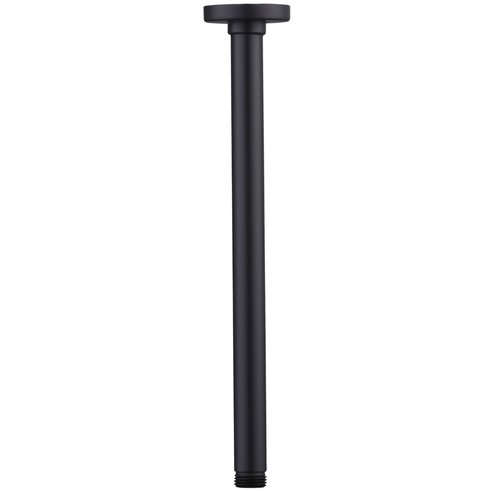 OLIVERI ROME CEILING MOUNTED SHOWER ARM 300MM MATTE BLACK