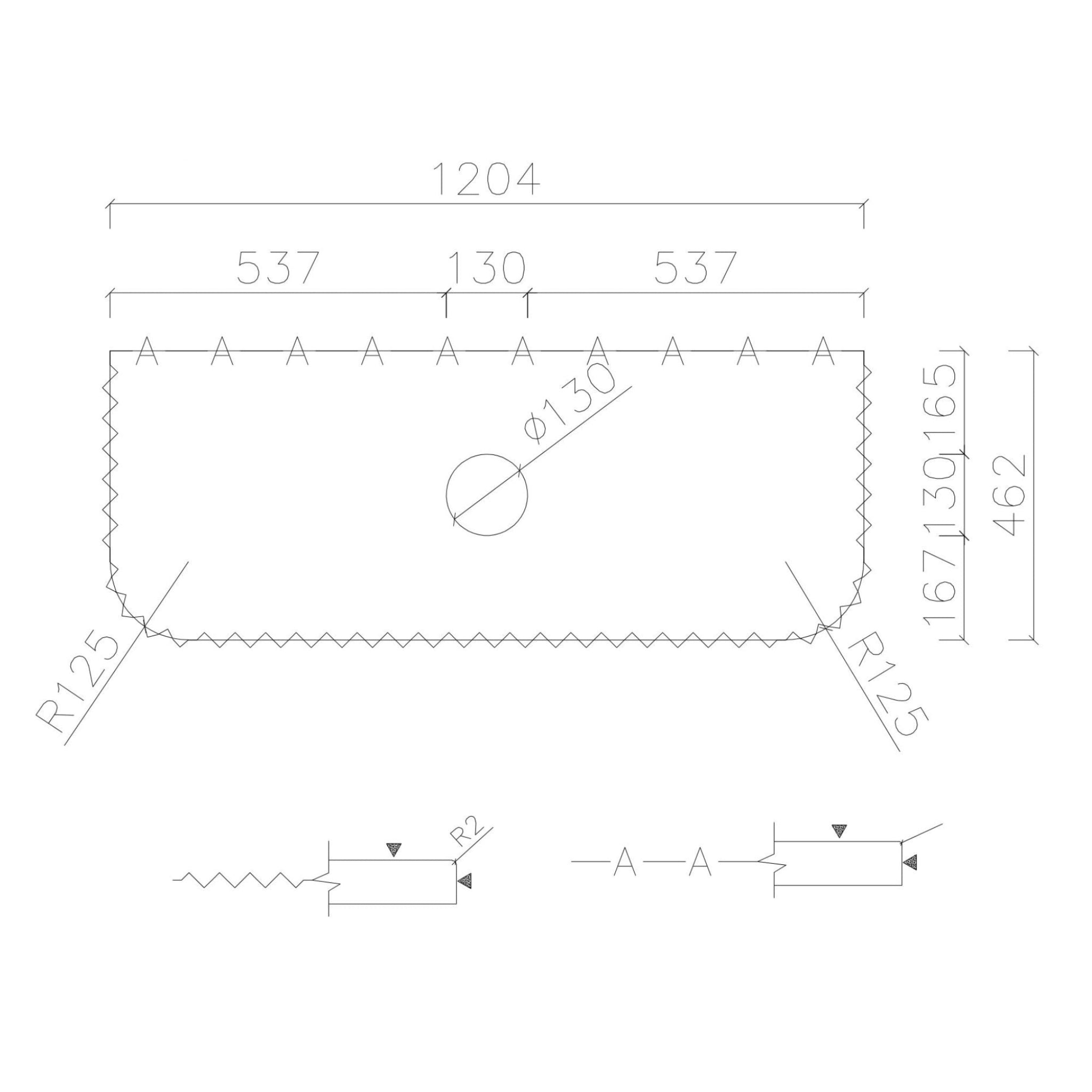 MERCIO ROME MATTE BLACK FLUTED 1200MM SINGLE BOWL WALL HUNG VANITY