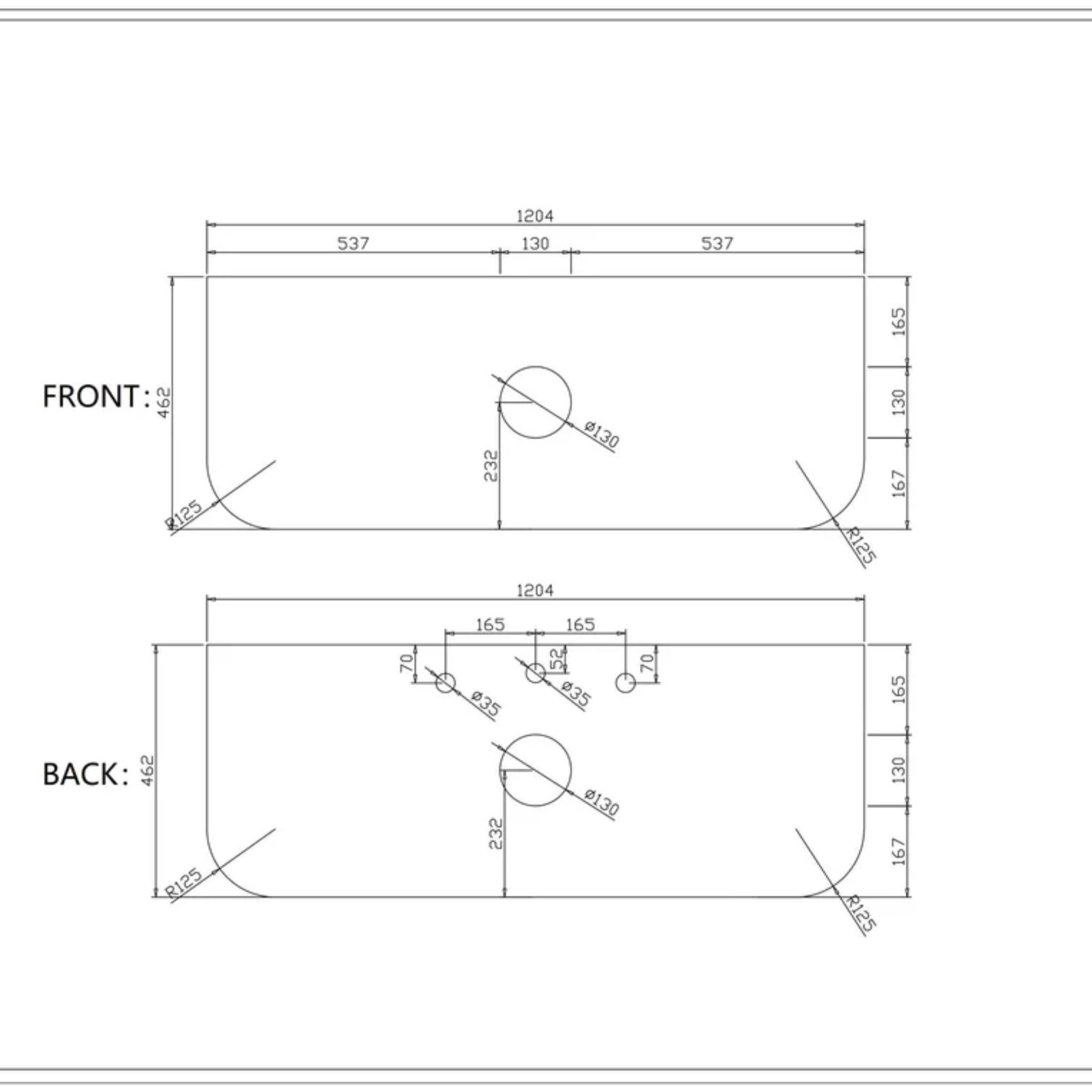 MERCIO ROME MATTE WHITE FLUTED 1200MM SINGLE BOWL WALL HUNG VANITY