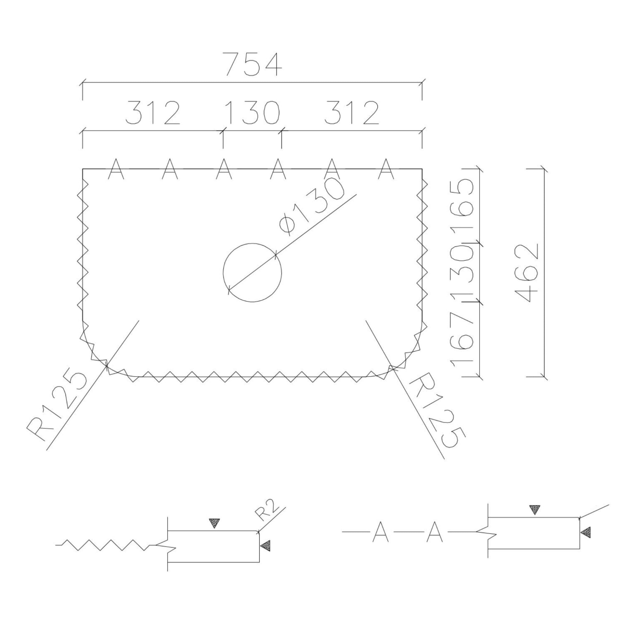 MERCIO ROME MATTE WHITE FLUTED 750MM SINGLE BOWL WALL HUNG VANITY