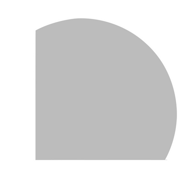 INFINITY ROMAN FRAMELESS ARCH LEFT CORNER LED MIRROR TRIO COLOUR 1500X1500MM