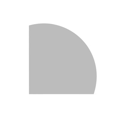 INFINITY ROMAN FRAMELESS ARCH LEFT CORNER LED MIRROR TRIO COLOUR 900X900MM