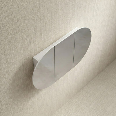INFINITY ROSY SEMI MATTE WHITE SHAVING CABINET 1200X750MM