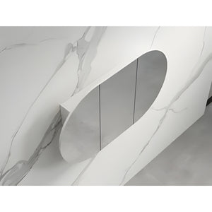 INFINITY ROSY SEMI MATTE WHITE SHAVING CABINET 1500X900MM