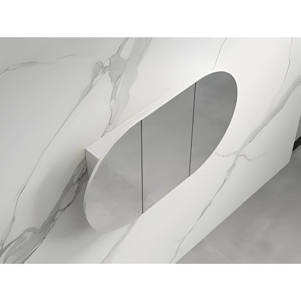 INFINITY ROSY SEMI MATTE WHITE SHAVING CABINET 1500X900MM