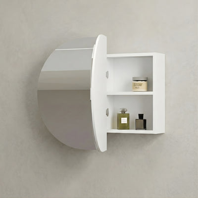 INFINITY ROSY SEMI MATTE WHITE SHAVING CABINET 900X650MM