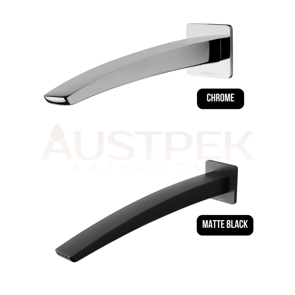 PHOENIX RUSH WALL BASIN OUTLET 280MM CHROME