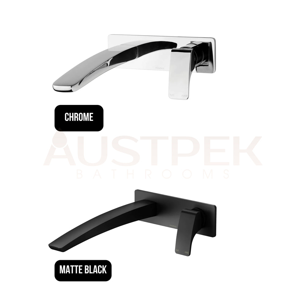 PHOENIX RUSH WALL BATH MIXER SET 230MM CHROME