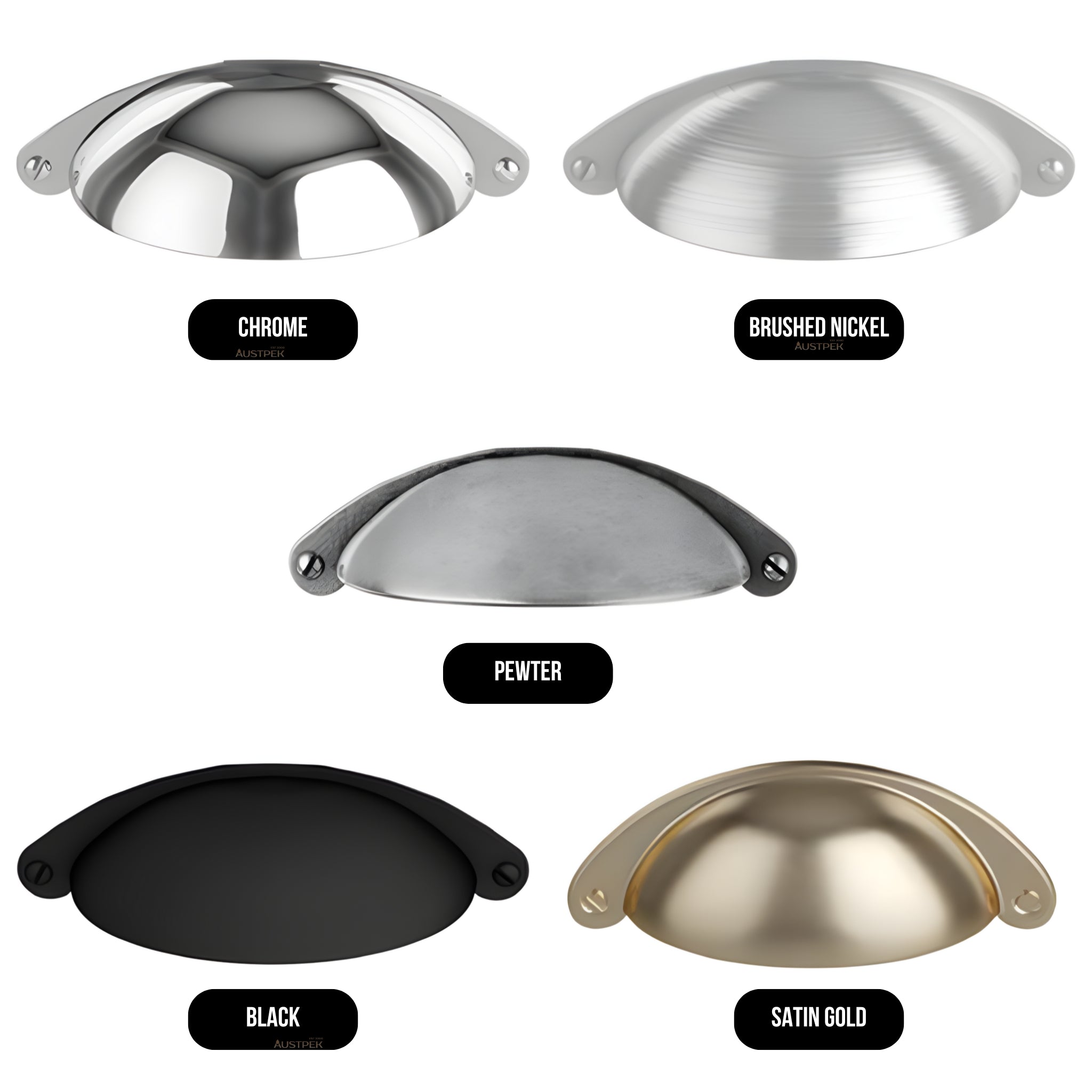 TIMBERLINE RETRO HANDLE 105MM SATIN GOLD